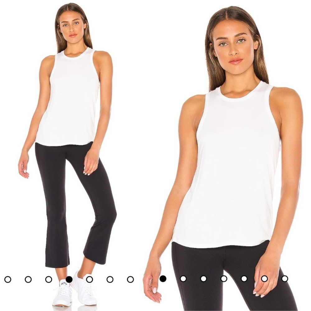 NWT Splits59 Toni Tank in White Size Small $62 Athleisure Workout Top